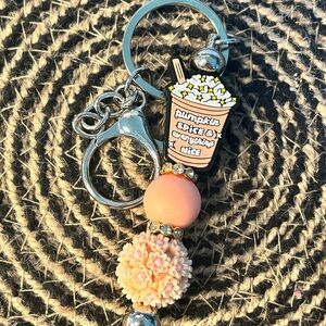 Pumpkin Spice Latte Keychain